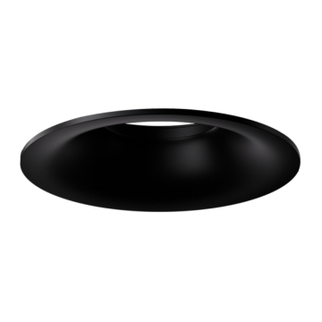 ELCO Lighting Koto Pex 2" Canless Round Curved Reflector Trim - Black