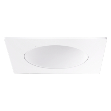 ELCO Lighting Koto Pex 3" Canless Square Deep Reflector Trim - White