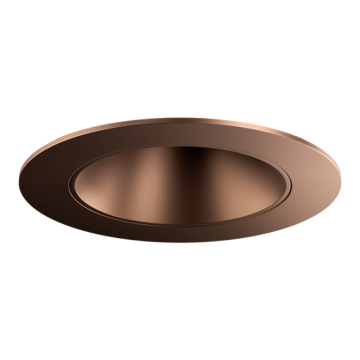 ELCO Lighting Koto Pex 3" Canless Round Deep Reflector Trim - Bronze