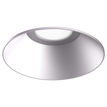ELCO Lighting Koto Pex 4" Round Trimless Smooth Reflector Trim - Haze / White