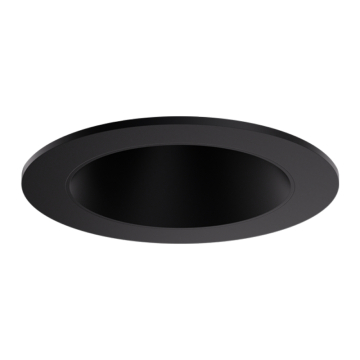 ELCO Lighting Koto Pex 4" Canless Round Deep Reflector Trim - Black