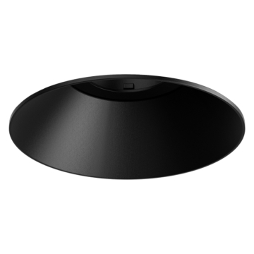 ELCO Lighting Koto Pex 4" Round Trimless Adjustable Smooth Reflector Trim - Black