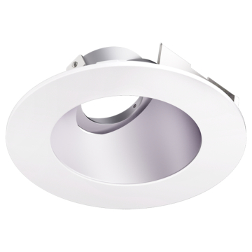 ELCO Lighting Koto 4" Universal Sloped Ceiling Trim - Haze / White