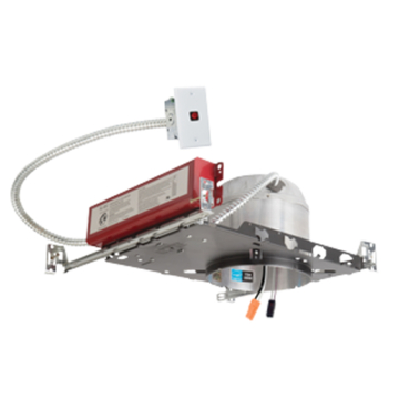 ELCO Lighting Koto 6" 0-10V Shallow New Construction Dedicated LED Housing - Battery Backup - 120/277V