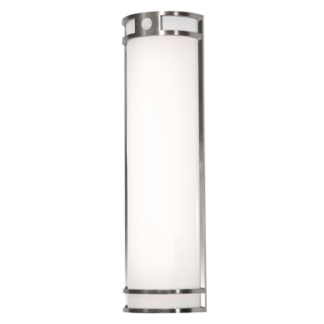 AFX Elston 24" LED Outdoor Wall Sconce - CCT Selectable - 120V - Brushed Aluminum