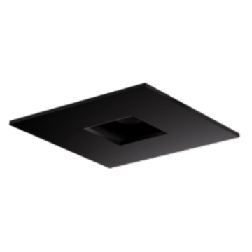 ELCO Lighting Koto Mini 1" Square Mini Pinhole Adjustable Downlight Trim - Black