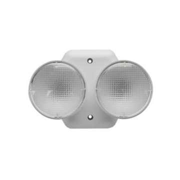 MaxLite LED 2-Head Remote Indoor Emergency Light - White