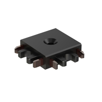 ET2 Continuum Track 90 Degree Corner Connector - Black