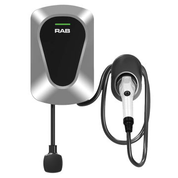 RAB Level 2 Plug-and-Play Electric Vehicle Charger - 40A Max Output - 23ft Cable - 200-240V