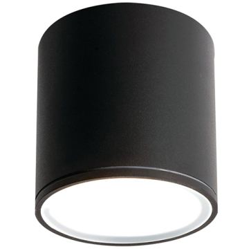 AFX Everly 4" LED Outdoor Cylinder Ceiling Mount - CCT Selectable - 120-277V - Black