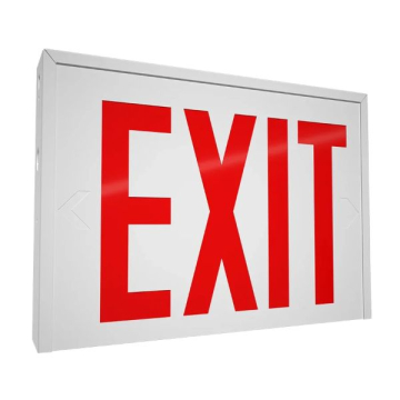 RAB NYC Approved LED Exit Sign Universal Faces - Battery Backup - 120/277