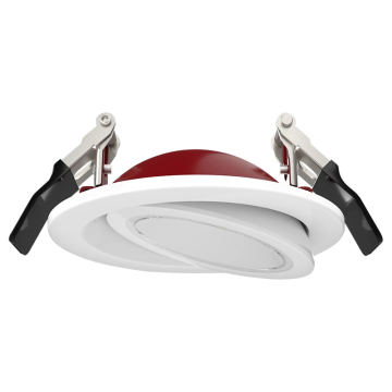 RAB 4" Fire Rated LED Gimbal Downlight - 9W - CCT Selectable - 750 Lumens - 120V
