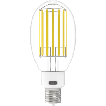 RAB ED37 LED Filament HID Retrofit Lamp - 12,600 Max Lumens - 45 | 55 | 65W - 5000K - EX39 Mogul Base - 120-277V