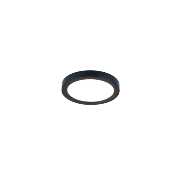 WAC Lighting 5" Round LED Flush Mount - 1,035 Lumens - 12W - 3000K - 120V - Black