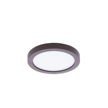 WAC Lighting 5" Round LED Flush Mount - 1,035 Lumens - 12W - 3000K - 120V - Bronze