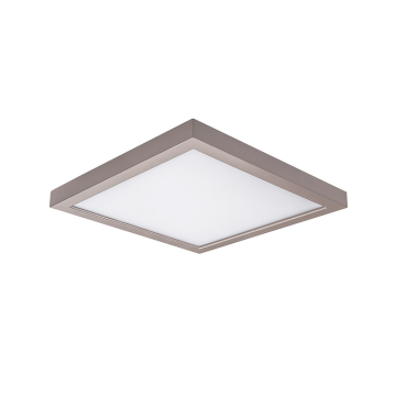 WAC Lighting 5" Square LED Flush Mount - 825 Lumens - 12W - 3000K - 120V - Nickel
