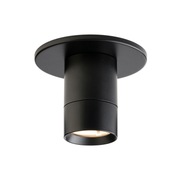 WAC Lighting Twist-N-Lite LED Surface Mount Cylinder Downlight - 900 Lumens - 12W - CCT Selectable - 120V - Black