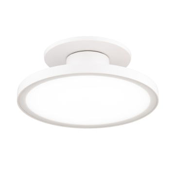 WAC Lighting Twist-N-Lite 8" LED Semi-Flush Mount - 800 Lumens - 14W - CCT Selectable - 120V - White