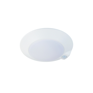 WAC Lighting Disc 6" LED Flush Mount - Motion Sensor - 865 Lumens - 14W - 3000K - 120V - White