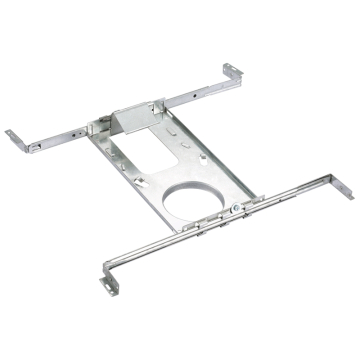 Lotus Flanged Rough-In Plate with Hanger Bars for 2 3/4" Recessed Downlights
