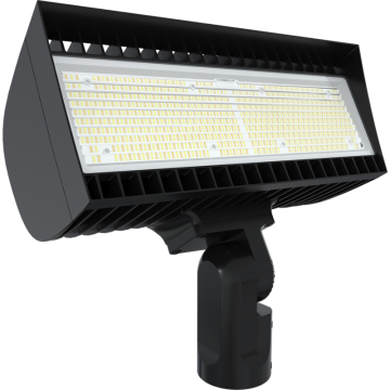 RAB FXLED LED Flood Light - 7,579 Max Lumens - 340W - RGBTW - 7H x 6V Wide - Slipfitter - 120-277V