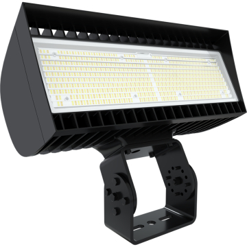 RAB FXLED LED Flood Light - 7,579 Max Lumens - 340W - RGBTW - 7H x 6V Wide - Trunnion - 120-277V