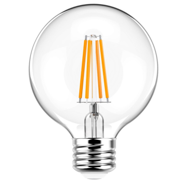 RAB 5W G25 LED Filament Lamp - Clear Lens - 2700K - 500 Lumens - 120V