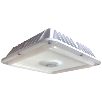 Litetronics Selectable LED Square Garage Light - 40 | 60 | 80W - CCT Selectable - 120-277V - White