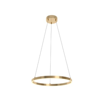 AFX Glo 24" LED Pendant - 3000K - 120V - Satin Brass