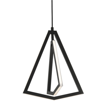 AFX Gianna 15" Pendant - 20W - 3000K - 120V - Black