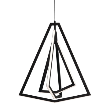 AFX Gianna 27" LED Pendant - 3000K - 120V - Black
