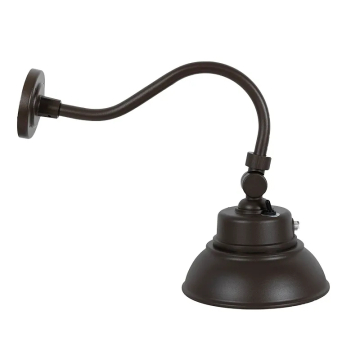 Westgate GNB LED Gooseneck Barn/Area Light - Photocell - 25W - CCT Selectable - 3,000 Lumens - 120-277V - Bronze