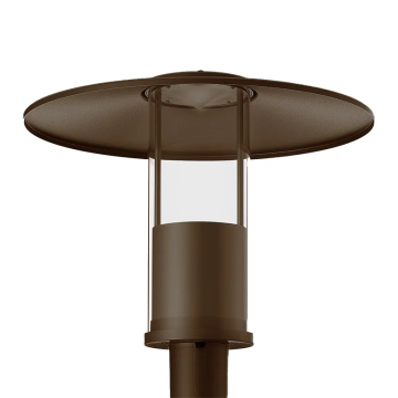 Westgate GPH LED Top Hat Post Top Light - 12 | 20 | 30 | 40W - CCT Selectable - 120-277V - Bronze