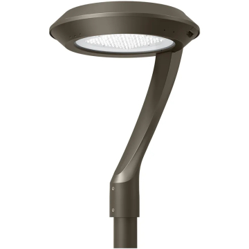 Westgate GPX LED Single Arm Post Mount Area Disk Light - 18 | 30 | 45 | 60W - CCT Selectable - 120-277V - Bronze