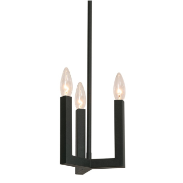 AFX Grace 3-Light Mini Pendant - 120V - Black
