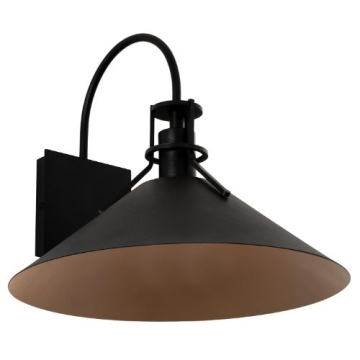 AFX Gus 14" LED Outdoor Wall Sconce - CCT Selectable - 120V - Black