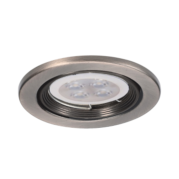 WAC Lighting 2.5" Low Voltage Round Downlight Trim w/ MR16 LED Lamp - 450 Lumens - 8W - 3000K - Brushed Nickel