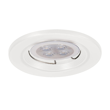 WAC Lighting 2.5" Low Voltage Round Downlight Trim w/ MR16 LED Lamp - 450 Lumens - 8W - 3000K - White