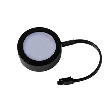 WAC Lighting LED Puck Light w/ Single 6" Lead Wire - 240 Lumens - 4W - CCT Selectable - 120V - Black