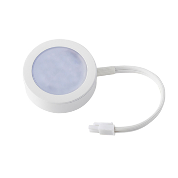 WAC Lighting LED Puck Light w/ Single 6" Lead Wire - 240 Lumens - 4W - CCT Selectable - 120V - White