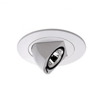 WAC Lighting 4" Low Voltage Round Directional Adjustable Downlight Trim - White