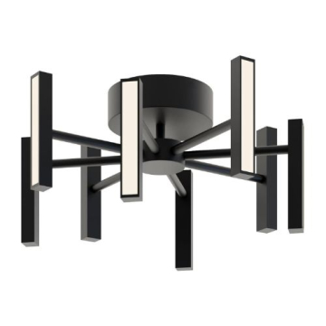 AFX Indra 16" LED Semi-Flush Mount - CCT Selectable - Black - 120-277V