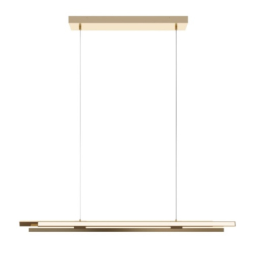 AFX Indra 44" LED Linear Pendant - CCT Selectable - Satin Brass - 120-277V