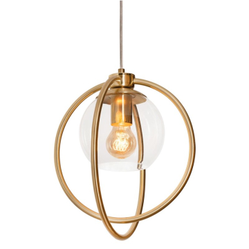 AFX Jamie 12" Pendant - 120V - Satin Brass