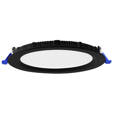 Lotus 6" Round Regressed Baffle LED Downlight - 12W - CCT Selectable - 910 Lumens - Black