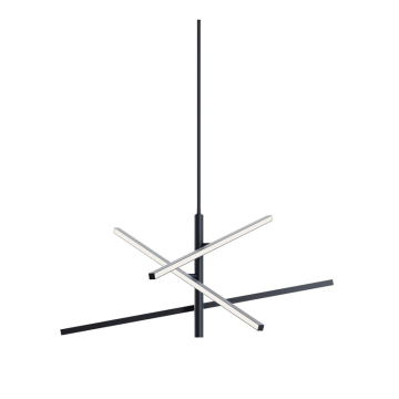 AFX Knoll 36" LED Pendant - 2,200 Lumens - 50W - CCT Selectable - 120-277V - Black