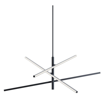 AFX Knoll 48" LED Pendant - 2,600 Lumens - 60W - CCT Selectable - 120-277V - Black