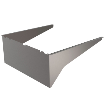 Keystone Reversible Glare Shield for Medium Size Area Lights - Bronze