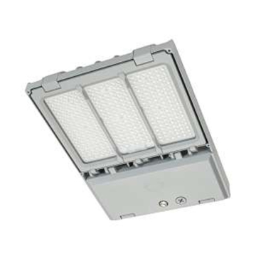 Keystone XFit OpticSwap LED Area Light - Type III, V Included - 290 | 210 | 185W - CCT Selectable - 120-277V - Silver