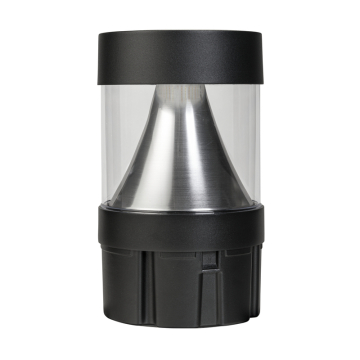 Keystone Cone Reflector Flat Top Bollard Head - Photocell - 14 | 19 | 24W - CCT Selectable - 120-277V - Black